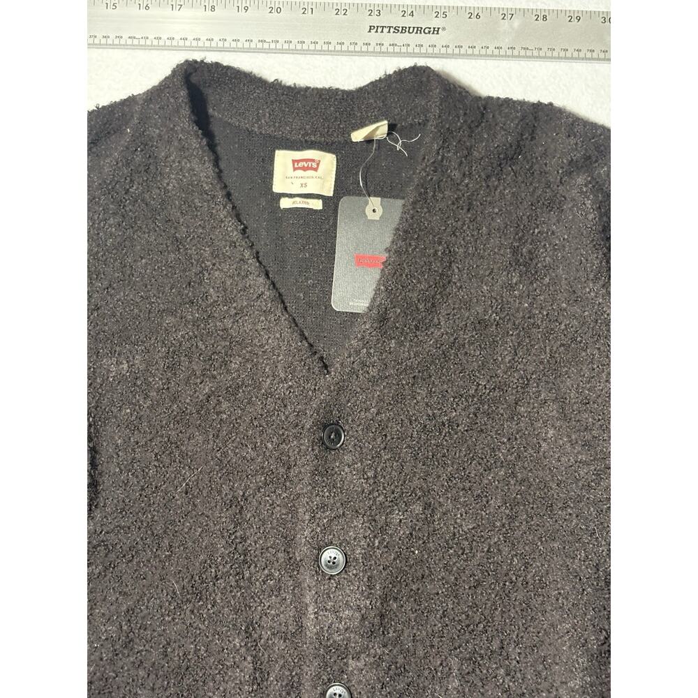 Levi’s Cardigan Black Men’s Size XS NWT - Picture 2 of 5